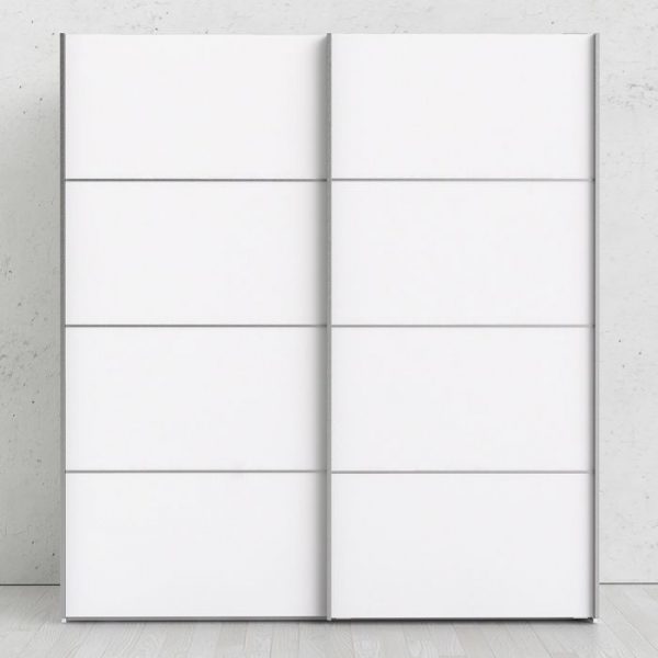 ADA - 180cm Sliding Door Wardrobe White