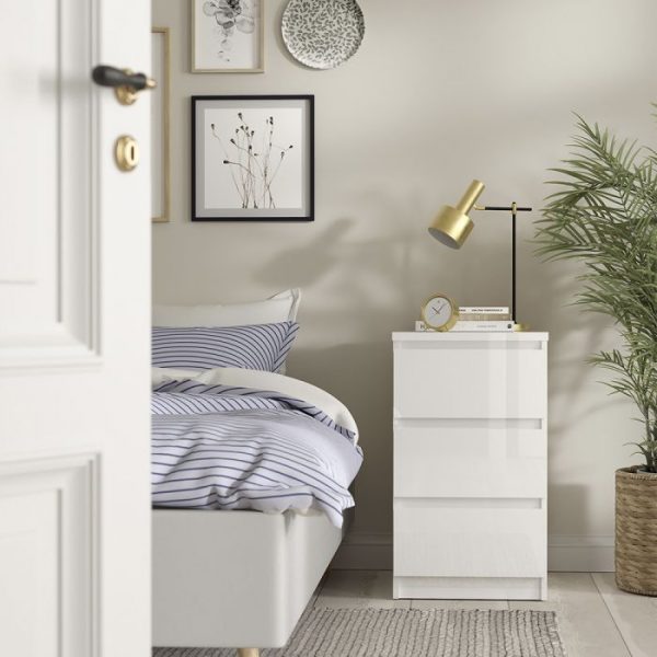 Moderna Naia - Complete Bedroom set in Gloss white