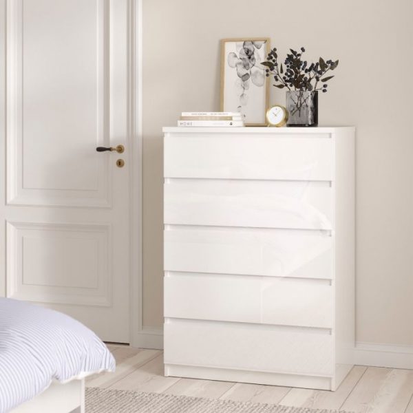 Moderna Naia - Complete Bedroom set in Gloss white
