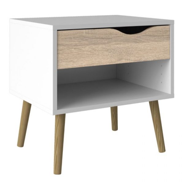 Osolo - Complete Bedroom set in White/Oak