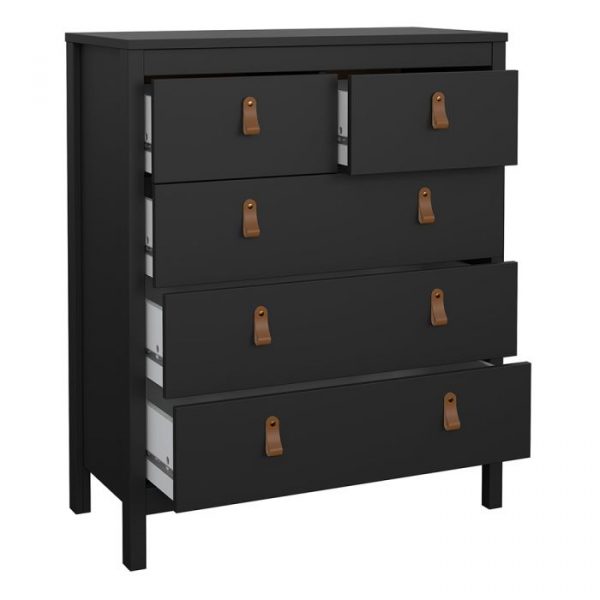 Bassa - Complete Bedroom set (3 door) in Black