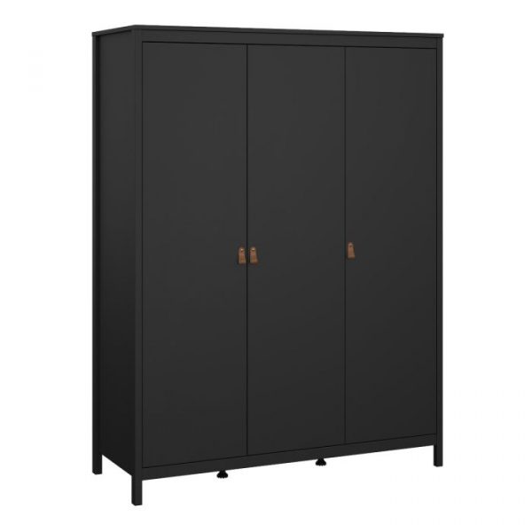 Bassa - Complete Bedroom set (3 door) in Black